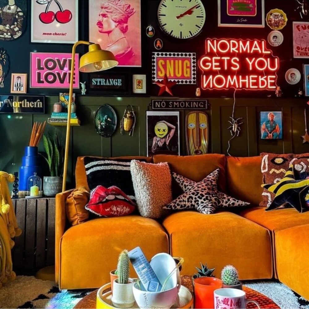 - NORMAL GETS YOU NOWHERE Pink Red Neon Light LED Wall Indoor Room Dorm Decor